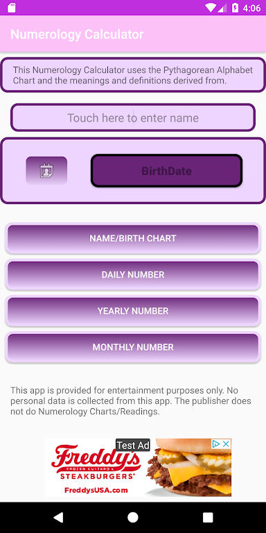 Pythagorean Numerology Calculator Capture d’écran 1