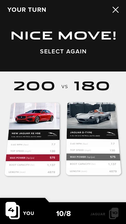 Jaguar Land Rover Top Trumps Captura de tela 4