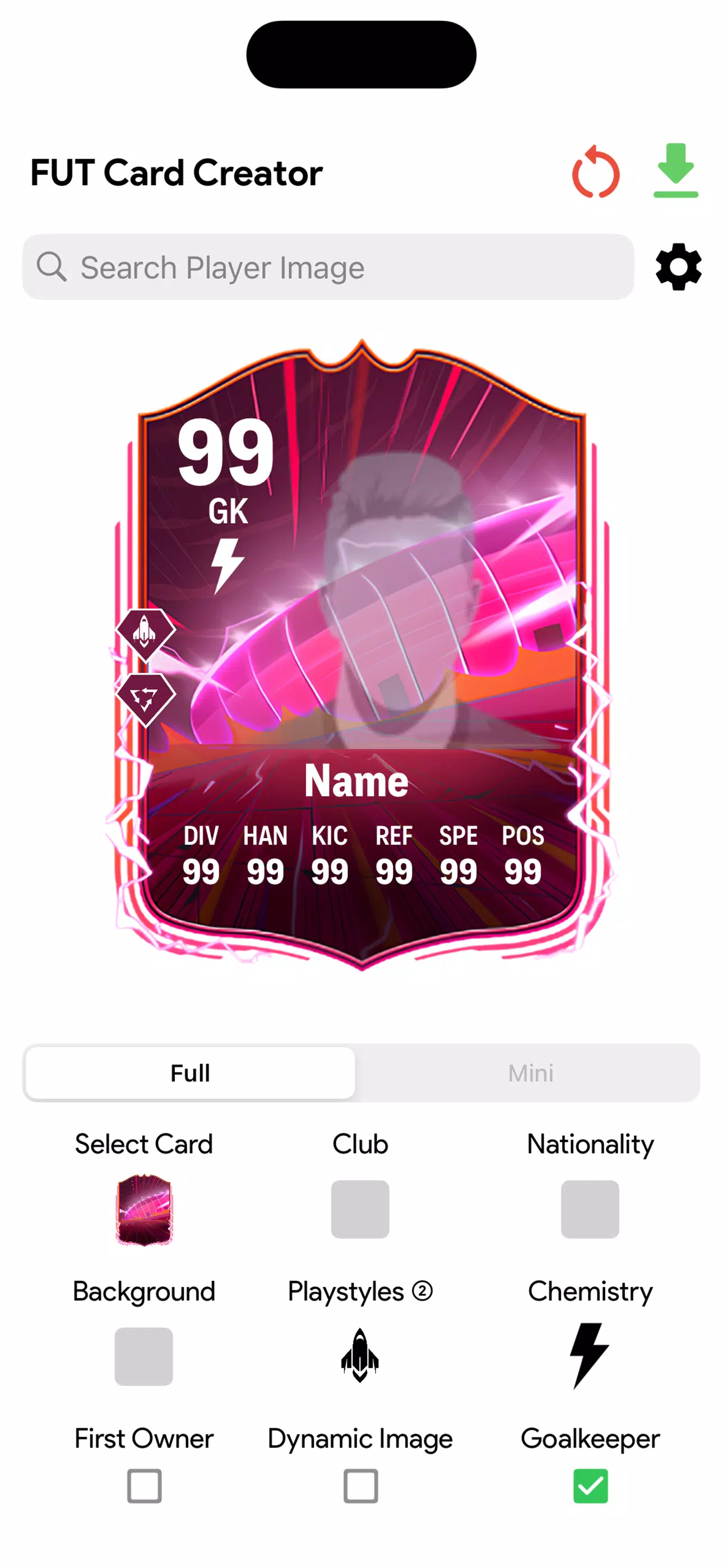 FC Card Creator 25应用截图第2张