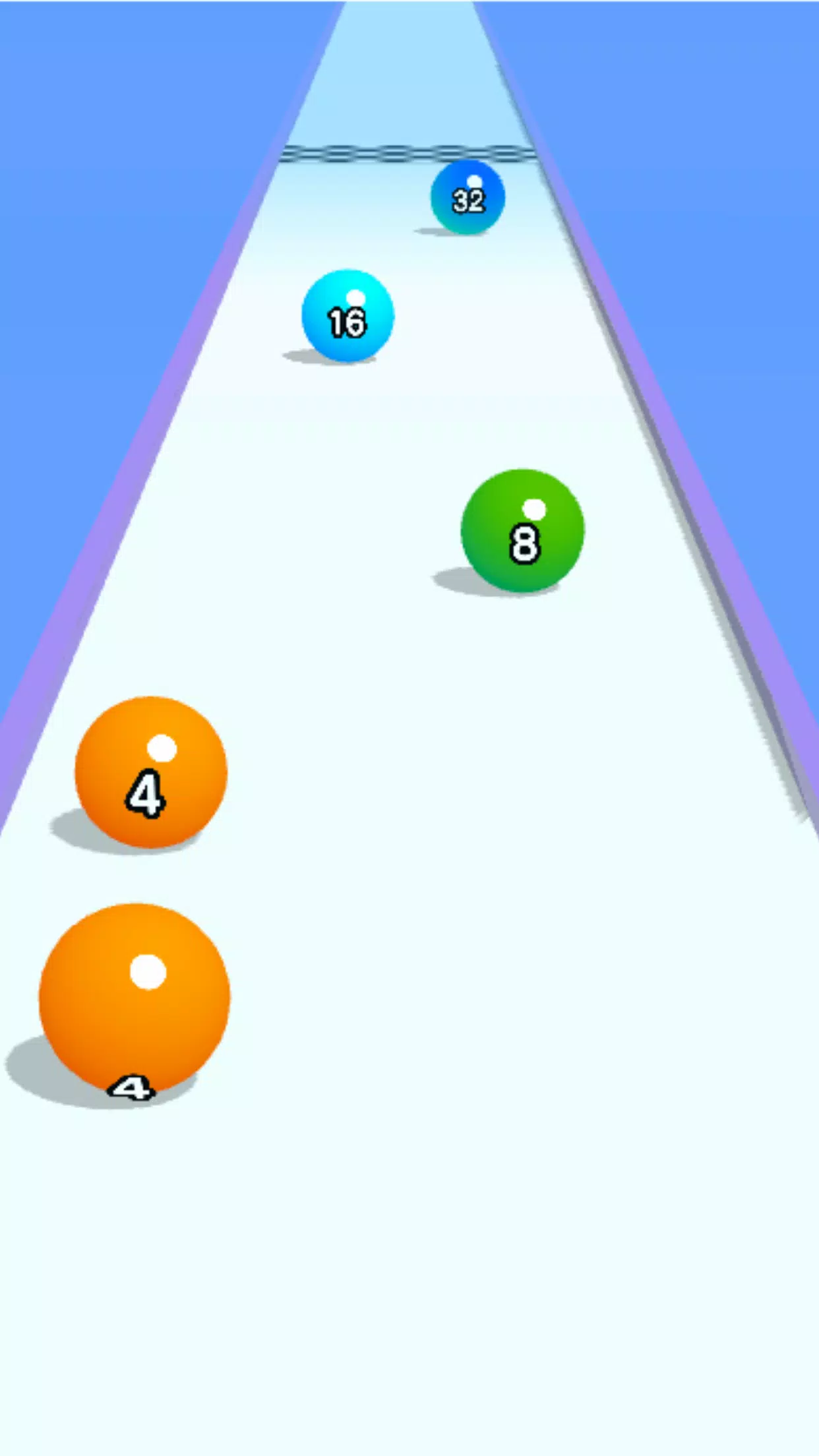 Ball Run 2048: merge number Скриншот 1