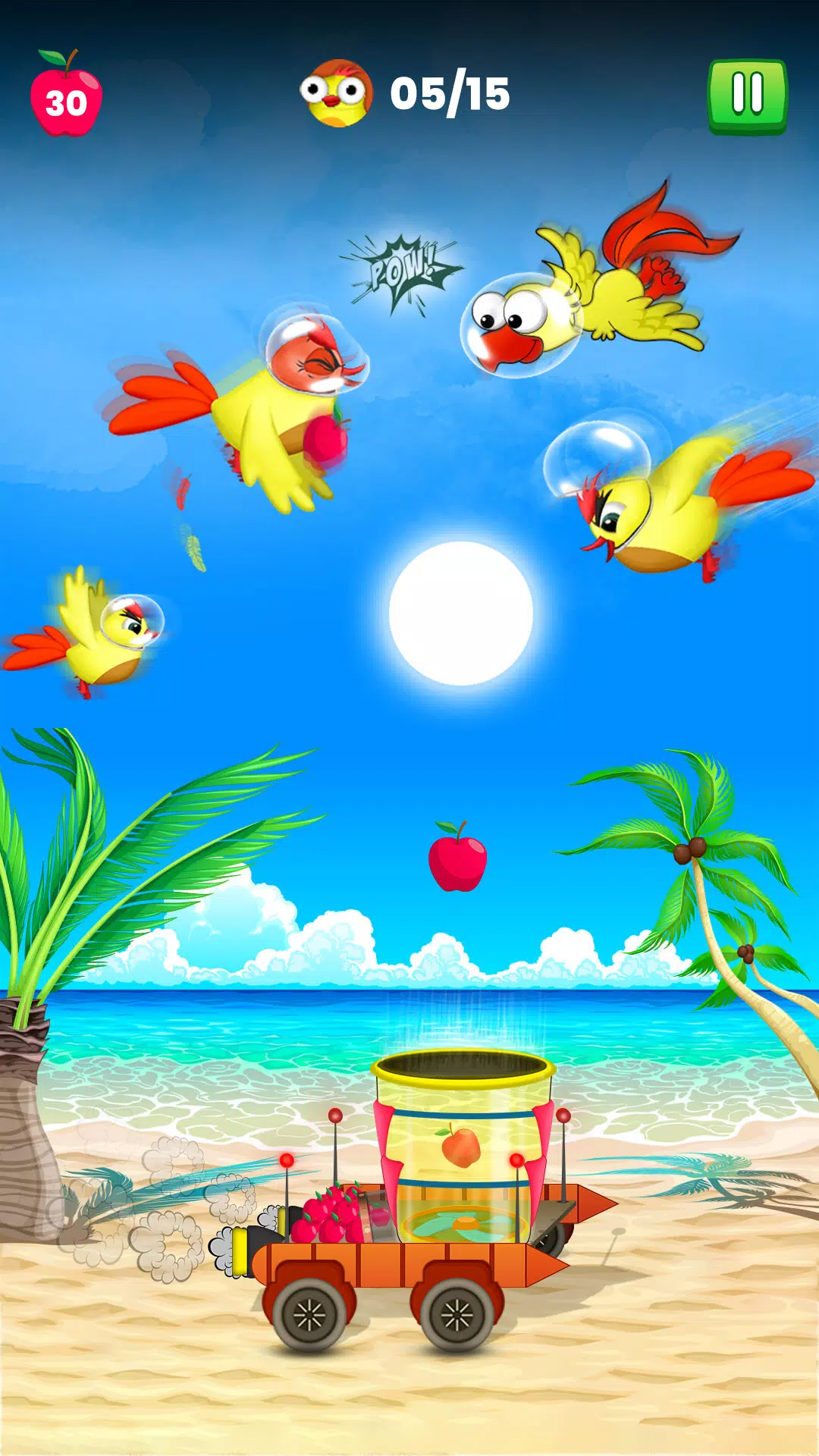 Hungry Birds Food: Bird Game スクリーンショット 1