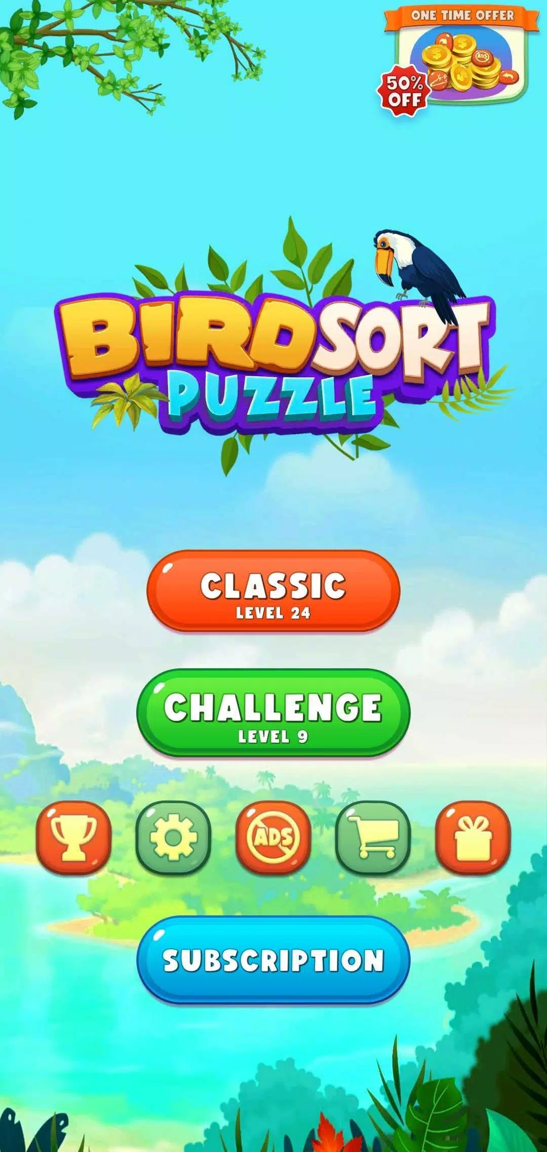 Bird Sort Screenshot 1