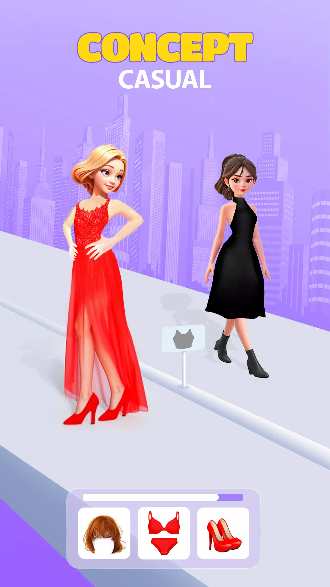 Rampwalk Fashion Game Captura de pantalla 2