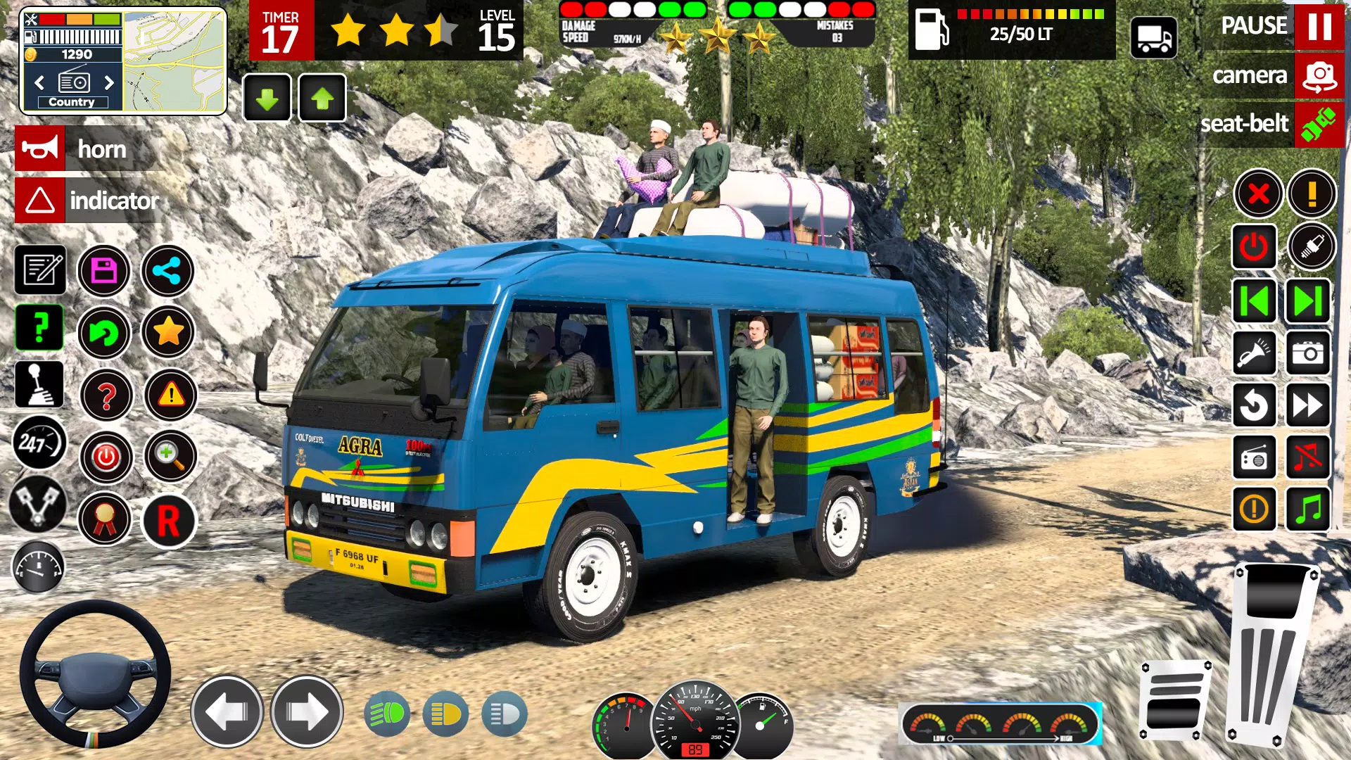 Real Mini Coach: Bus Game 3D Screenshot 3