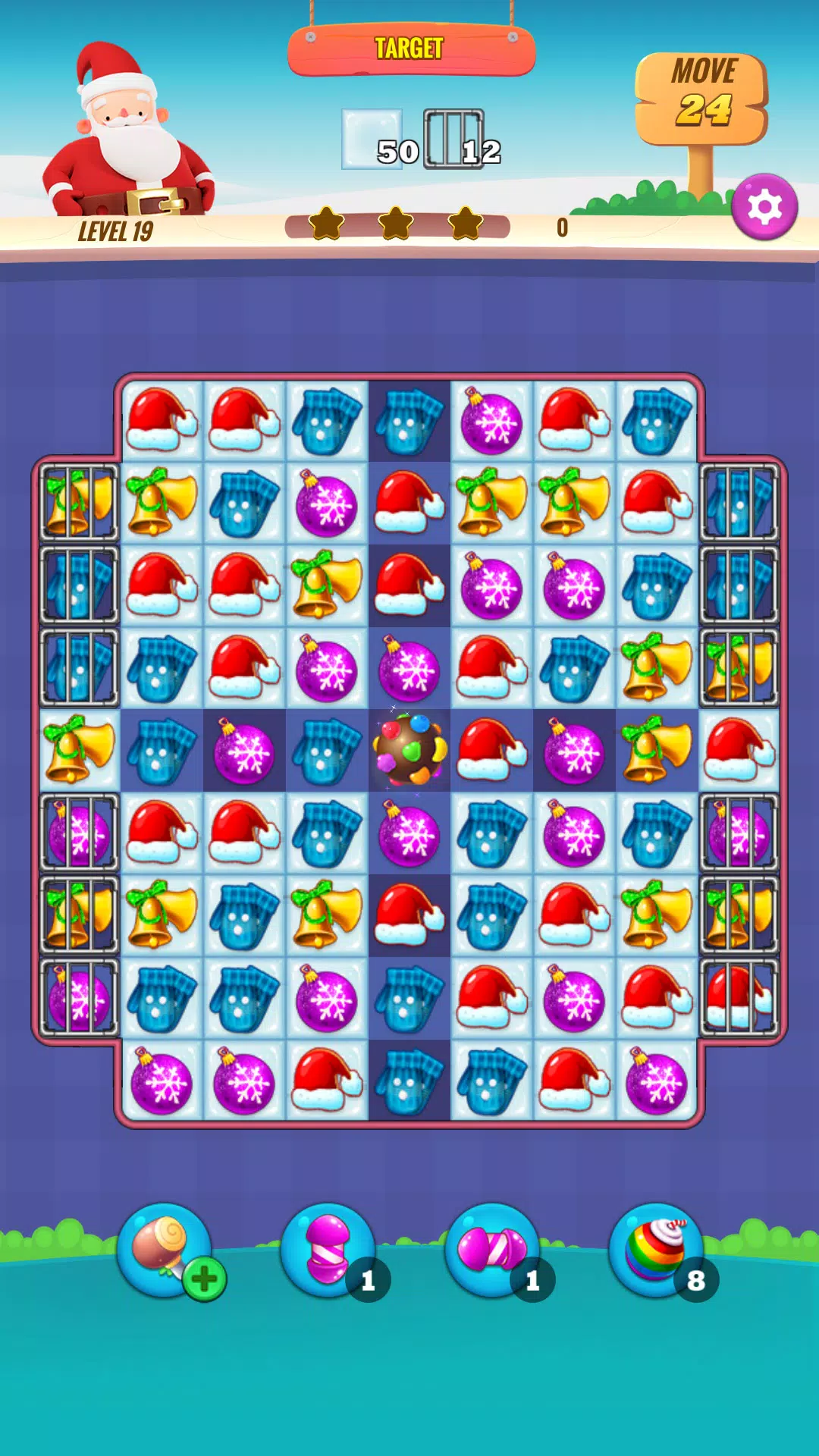 Christmas NewYear Match Game Screenshot 1