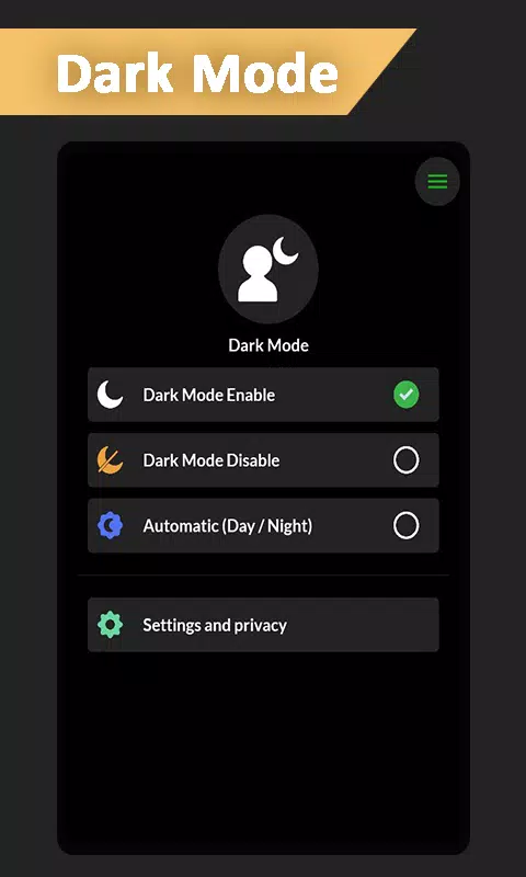 Dark Mode स्क्रीनशॉट 3