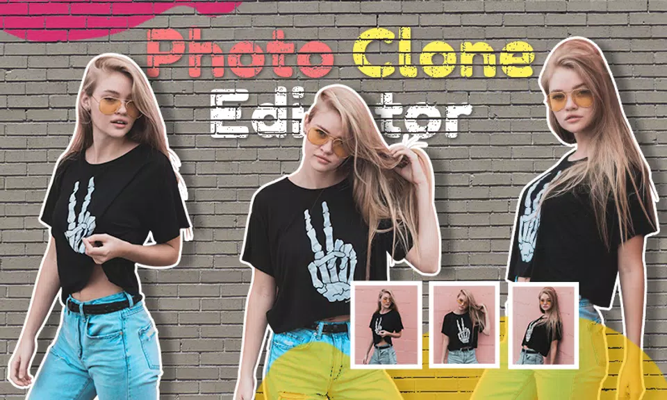 Photo Clone App twins Editor 스크린샷 1