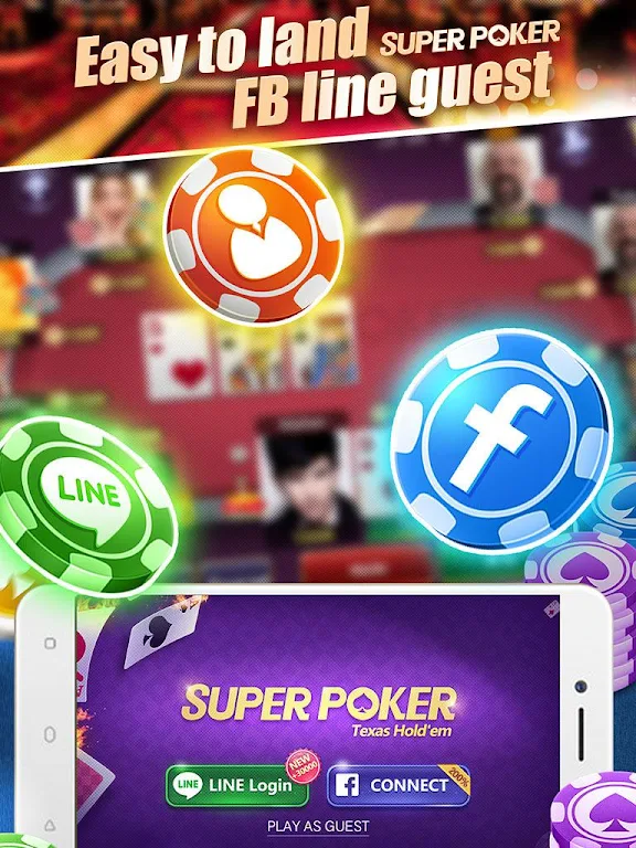 Super Texas Poker--Best Free Texas Hold’em poker Captura de pantalla 3
