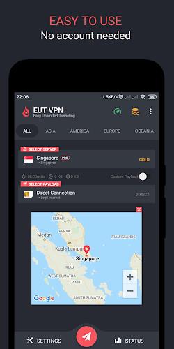 EUT VPN - Easy Unli Tunneling Capture d'écran 1