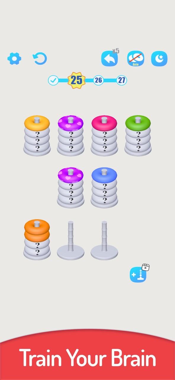 3D Color Sort Hoop Stack應用截圖第2張