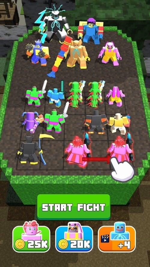 Craft Merge Battle Fight Скриншот 2