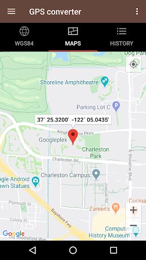 GPS coordinate converter Captura de pantalla 3