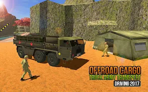 Offroad US Army Truck Driving應用截圖第3張