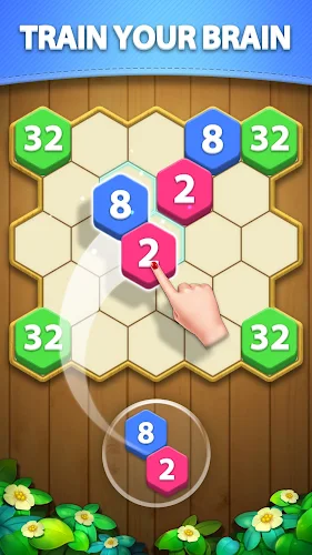 Hexa Block Puzzle - Merge! स्क्रीनशॉट 1