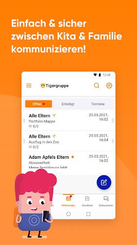 KidsFox - der Kita-Messenger Capture d'écran 2