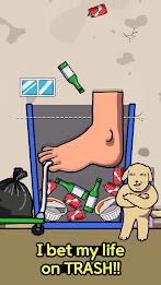 Trash King: Clicker Games Captura de tela 2