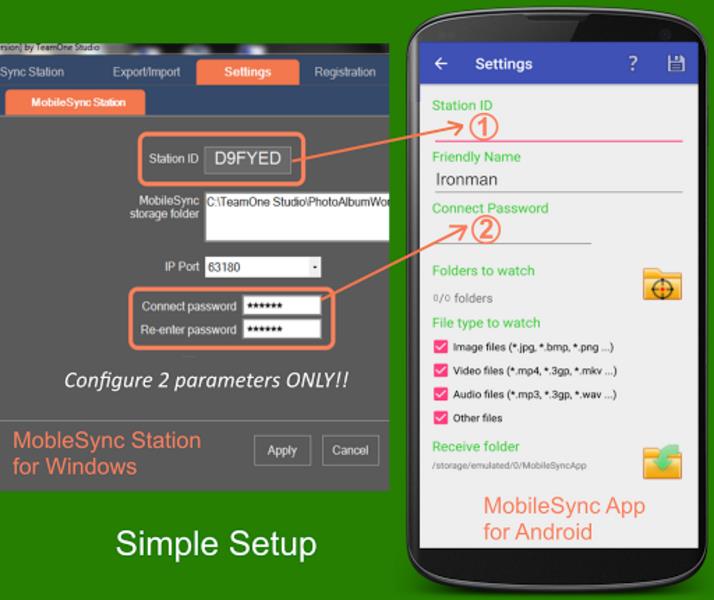 MobileSync App - Remote Access Скриншот 3