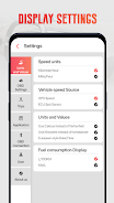 GPS Speedometer OBD2 Dashboard Capture d'écran 4