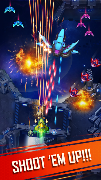 WindWings: Galaxy attack Pro Mod应用截图第2张