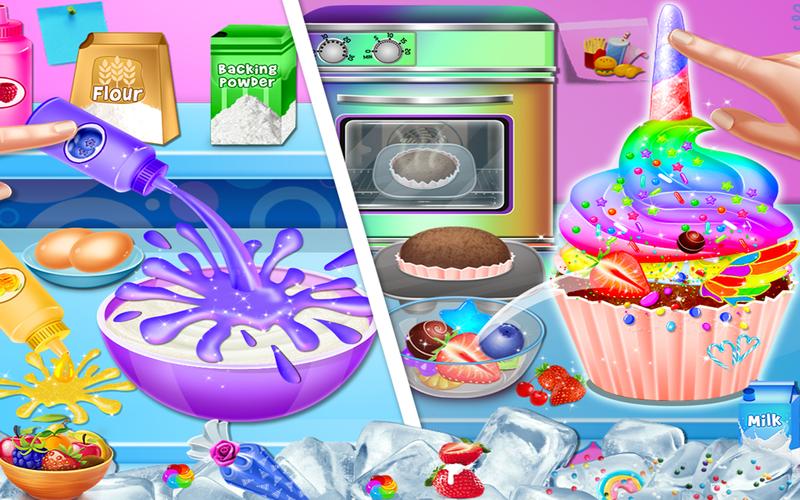 Rainbow Ice Cream Party Captura de pantalla 2