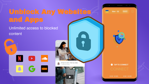 VPN Ukraine - Free VPN Proxy Server & Secure App應用截圖第1張