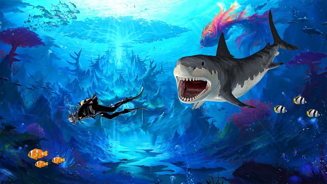 Angry Shark Games: Game 2024 Mod應用截圖第4張