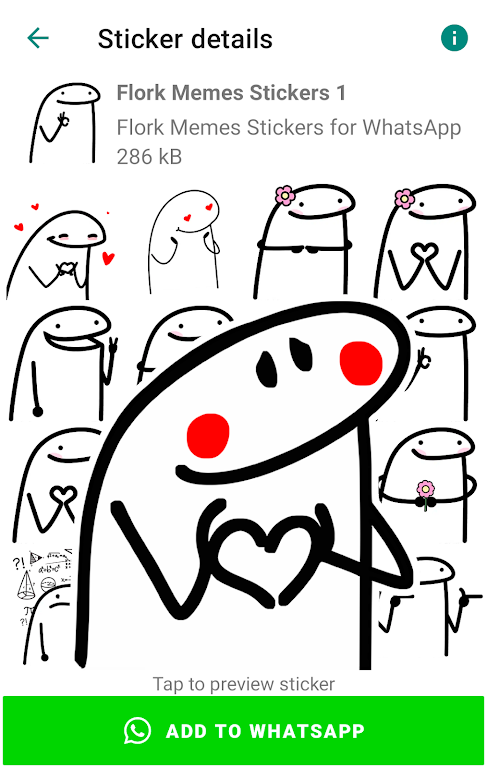 Flork memes stickers WASticker應用截圖第3張