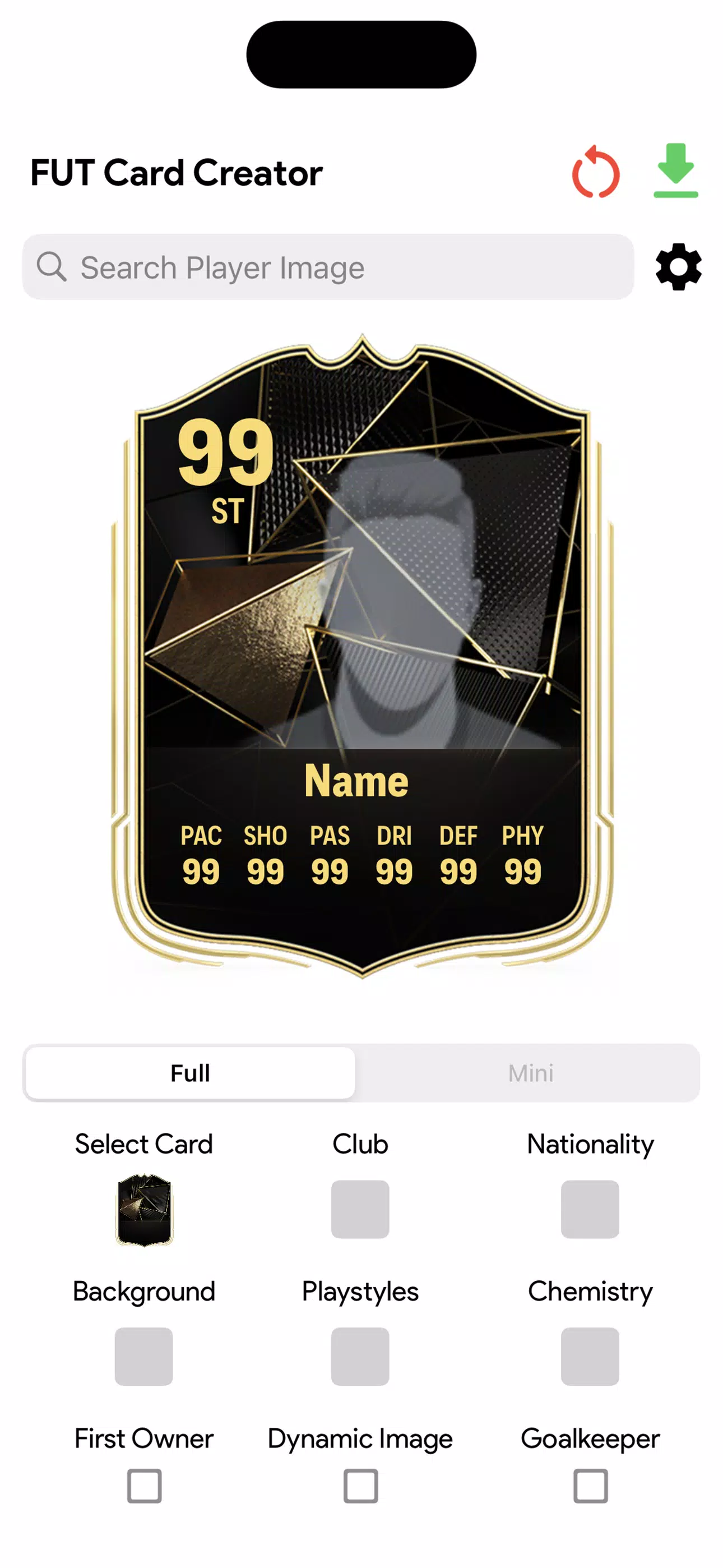 FC Card Creator 25应用截图第4张