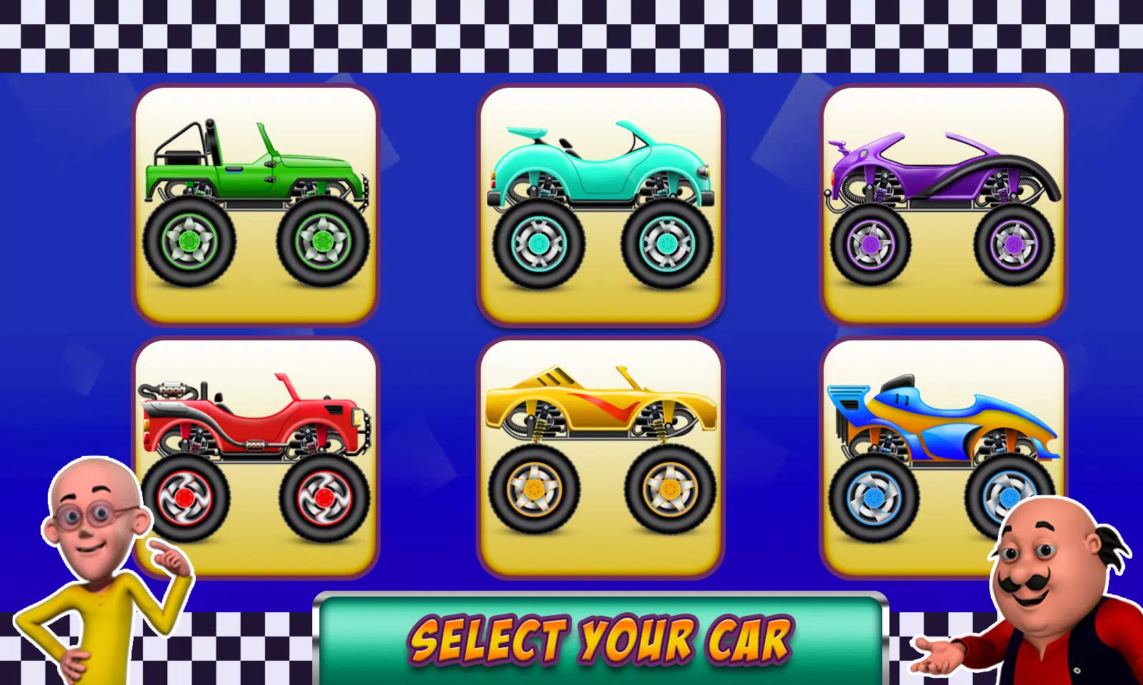 Motu Patlu Car Game 2應用截圖第2張