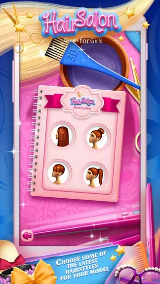 Hair Salon Games for Girls Скриншот 3