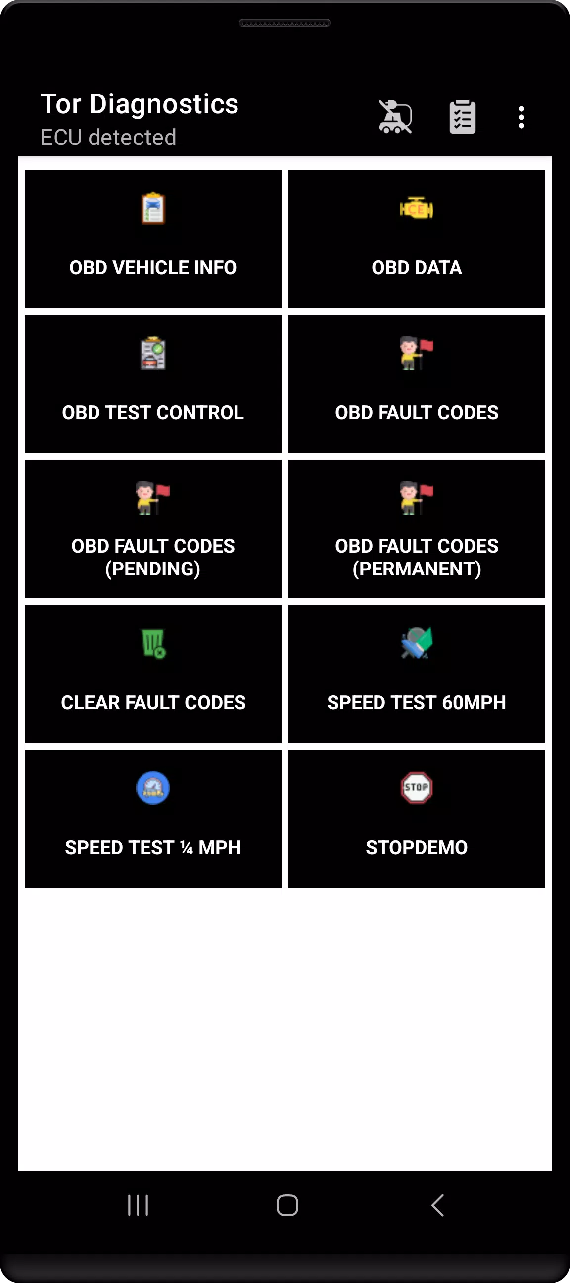 Tor OBD2 Diagnostics应用截图第2张