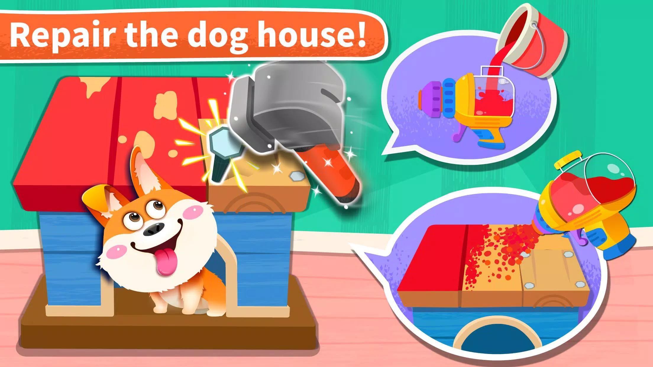 Baby Panda’ s House Cleaning Captura de pantalla 2