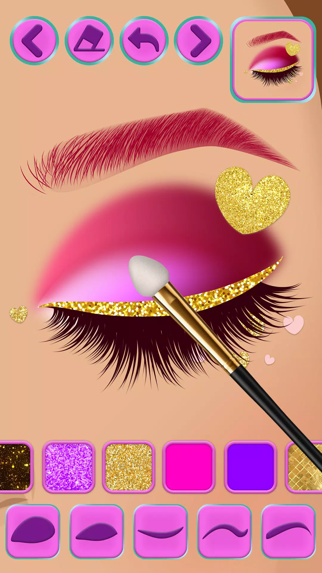 Eye makeup for girls Скриншот 3