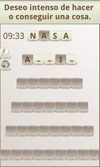 Juego de Palabras en Español Capture d’écran 2