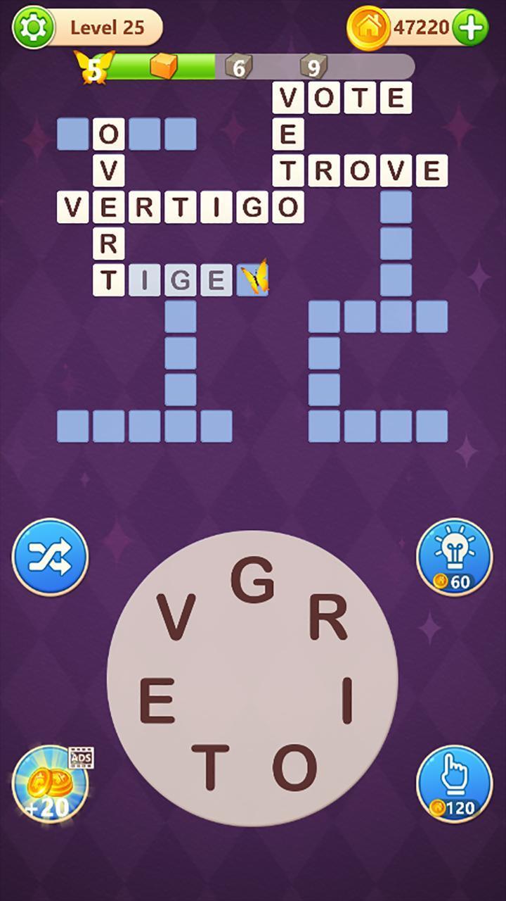 Word Brain: Words Cross Puzzle Captura de pantalla 4