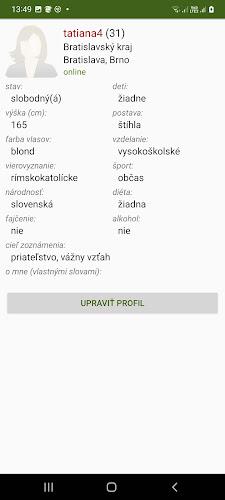 Zoznámenie zomka.net स्क्रीनशॉट 3