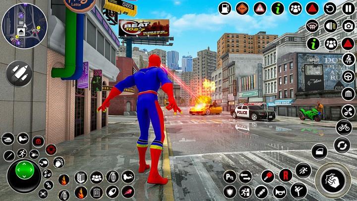 Spider Games: Spider Rope Hero Скриншот 4