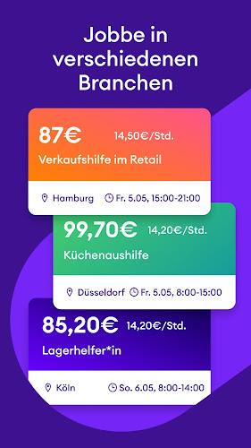 Zenjob - Flexible Nebenjobs Captura de tela 3