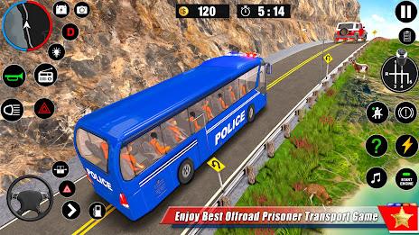 Police Bus Simulator Bus Games Capture d'écran 3