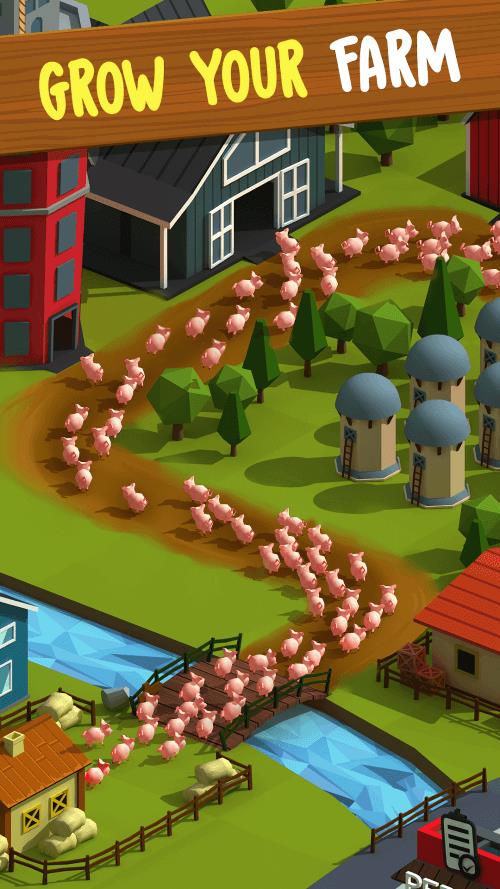 Tiny Pig Tycoon: Piggy Games Captura de tela 2