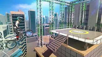 Bike Stunts 3D - Rooftop Chall スクリーンショット 1