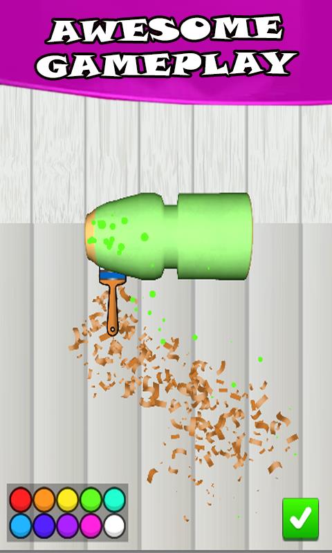 Wood Carving 3D Captura de pantalla 2