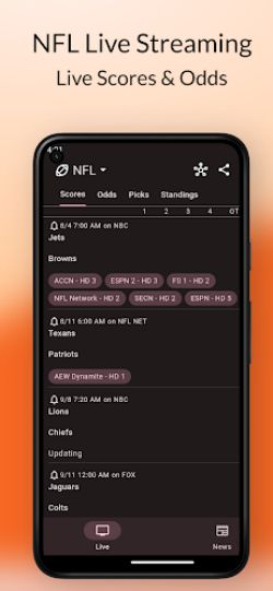 Dofu - NFL Live Streaming Скриншот 3