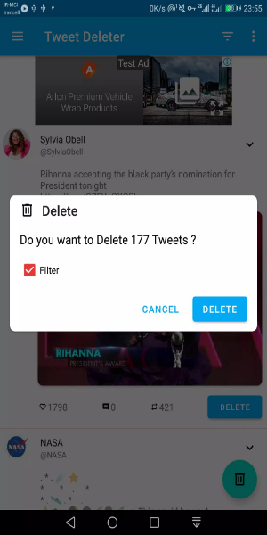 Tweet Deleter - Delete Your Tweets应用截图第1张