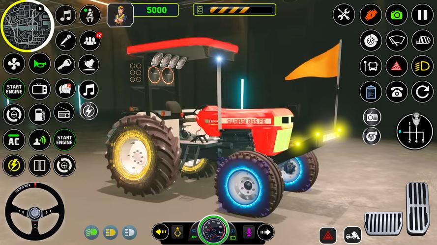 Indian Tractor Tochan Game 3d スクリーンショット 4