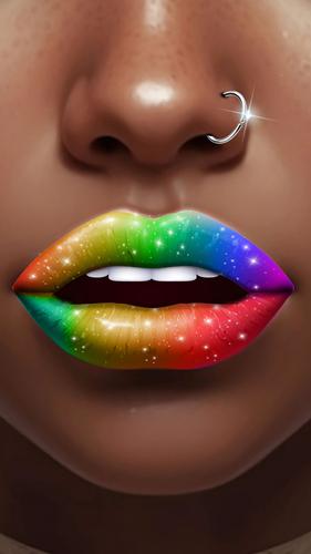 Lip Art Beauty DIY Makeup Game應用截圖第2張