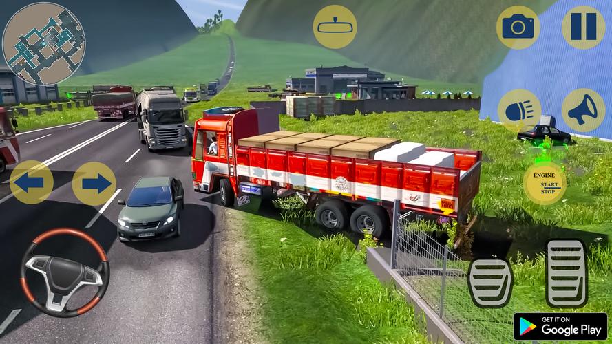 Indian Truck Cargo Truck Games Скриншот 2