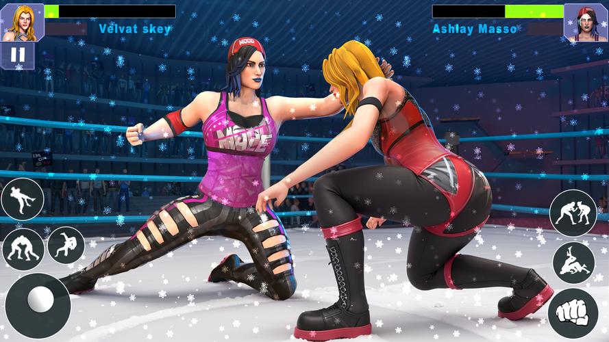 Bad Girls Wrestling Game Captura de pantalla 3