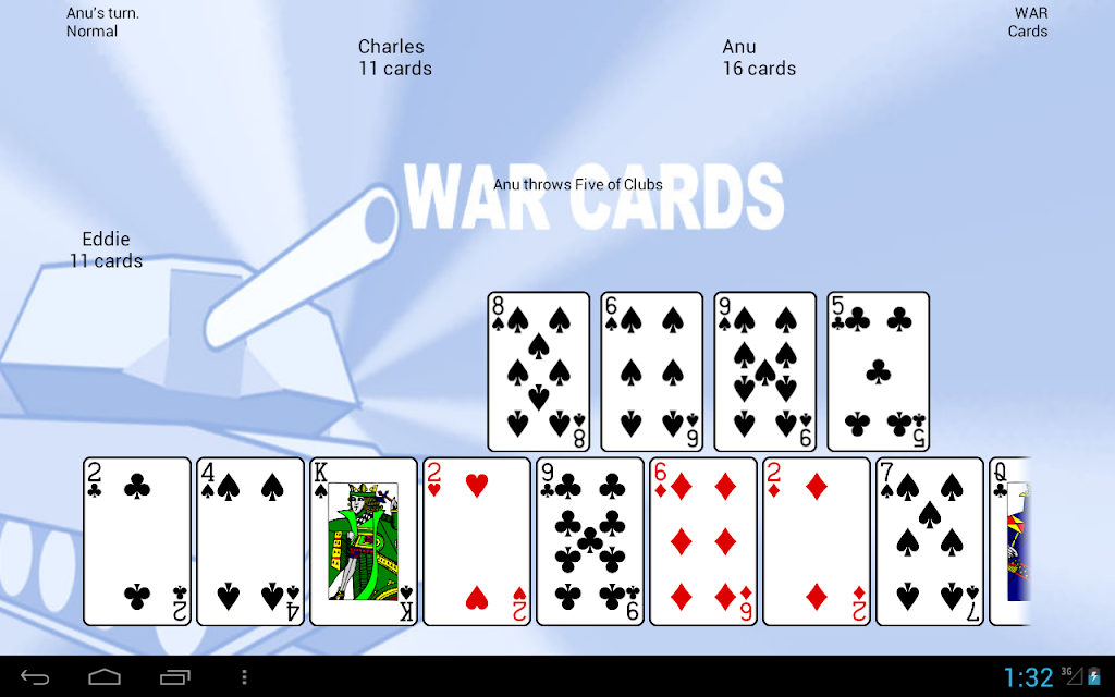 WAR Cards Captura de pantalla 3