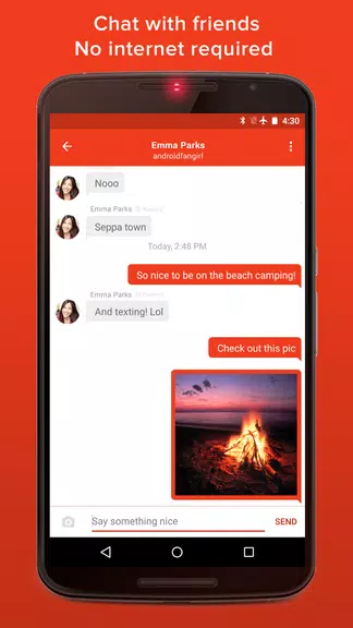 FireChat स्क्रीनशॉट 1